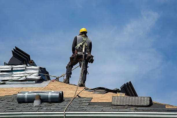 Professional Gutter Installation technician working in Tompkinsville, KY